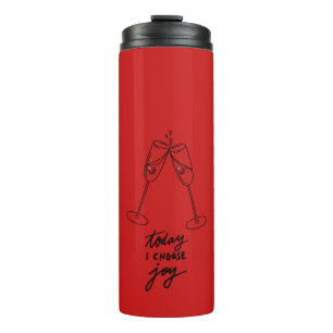 Bouteilles Isothermes Verre à champagne Cadeau Fête de célébration rouge