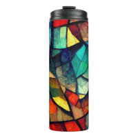 Verre coloré en verre coloré Abstraction