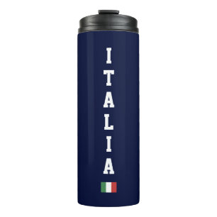 Bouteilles Isothermes Vertical Athletic Italia & Drapeau de l'Italie sur