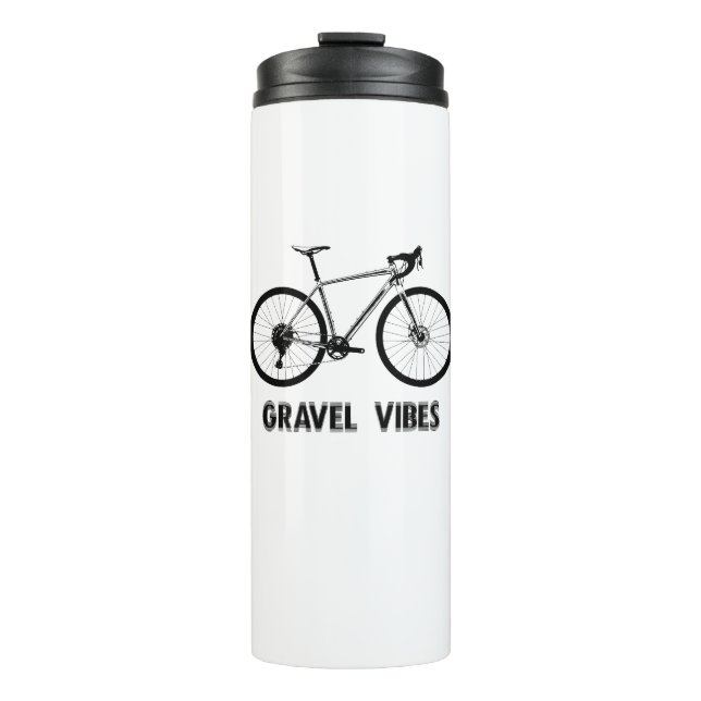 Bouteilles Isothermes Vibes de gravier Cyclisme (Devant)