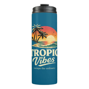 Bouteilles Isothermes Vibes tropicaux, échappez à l'ordinaire