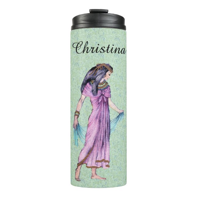 Bouteilles Isothermes Vieux temps Egypte Lady Gold Headpiece Robe violet (Devant)