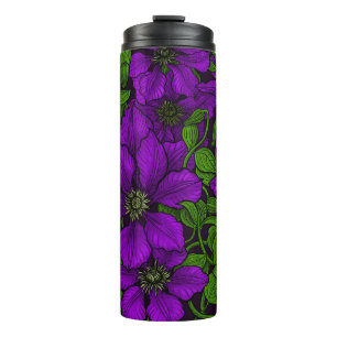 Bouteilles Isothermes Vigne de Clematis pourpre