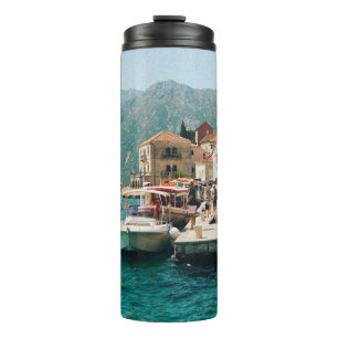 Bouteilles Isothermes Ville côtière de Perast, Monténégro