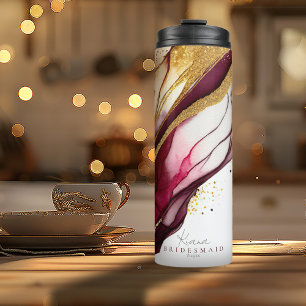 Bouteilles Isothermes Vin rouge de la fête de mariage Abstraite Sparklin