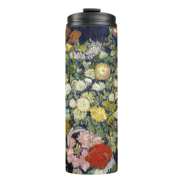 Bouteilles Isothermes Vincent van Gogh - Bouquet de fleurs dans un vase (Devant)