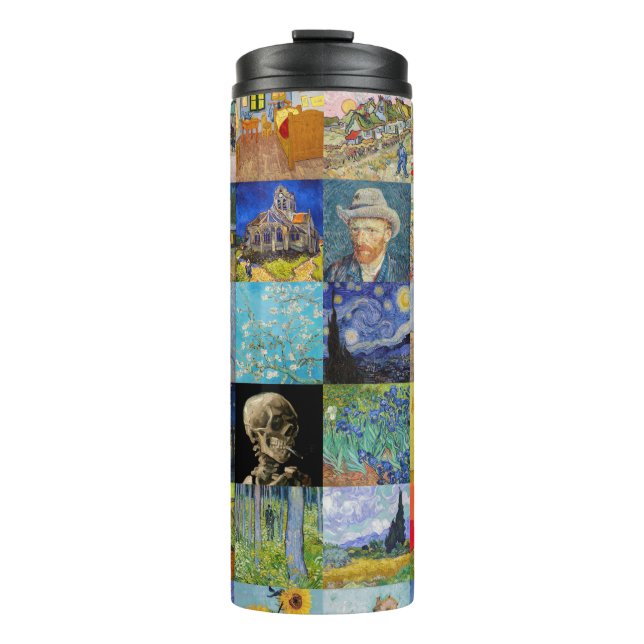 Bouteilles Isothermes Vincent van Gogh - chefs-d'oeuvre Mosaic Patchwork (Devant)