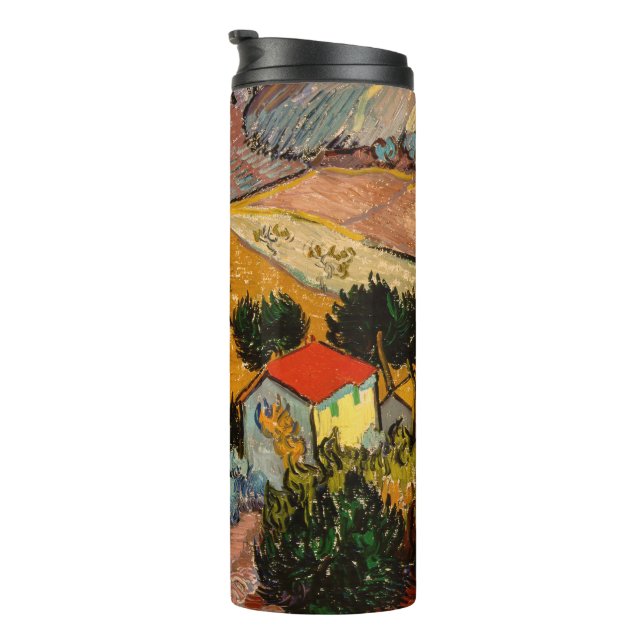 Bouteilles Isothermes Vincent van Gogh - Paysage, Maison et Plowman (Tourné sur la droite)