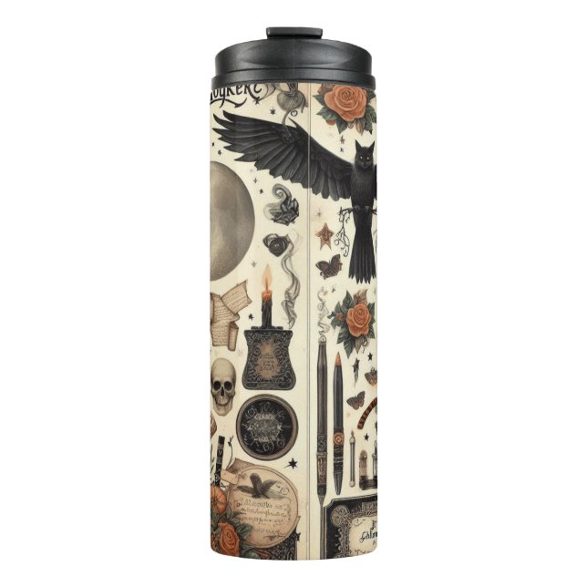 Bouteilles Isothermes Vintage Halloween Thermal Tumbler (Devant)