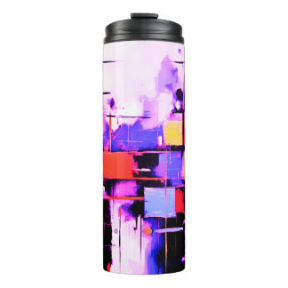 Bouteilles Isothermes Violet Abstrait Art 108