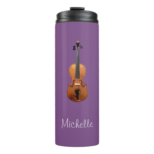 Bouteilles Isothermes Violon musical Monogramme (Devant)