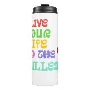 Bouteilles Isothermes Vivez votre vie inspiration voyage muet