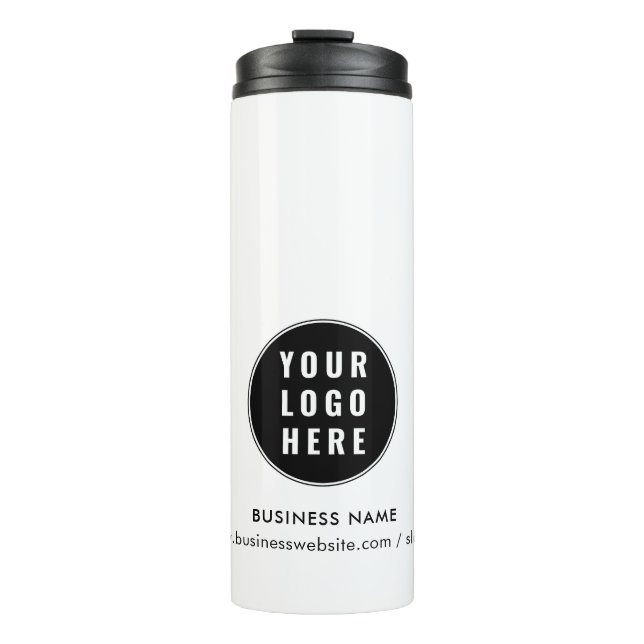 Bouteilles Isothermes Votre logo d'entreprise et votre site Web (Devant)