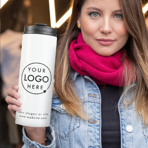 Bouteilles Isothermes Votre logo   Entreprise Moderne Minimaliste