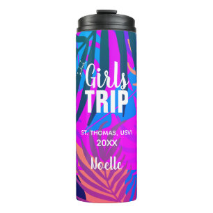 Bouteilles Isothermes Voyage des filles tropicales avec la Couronne, l'a