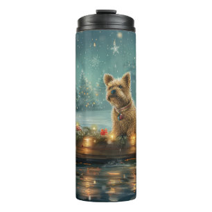 Bouteilles Isothermes Voyage festif de Noël de Cairn Terrier