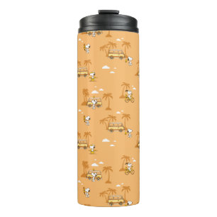 Bouteilles Isothermes Voyage sur route Peanuts Snoopy Beach Motif