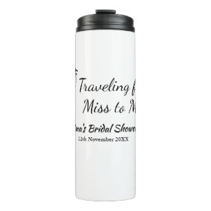 Bouteilles Isothermes Voyager douche nuptiale ajouter nom date de manque