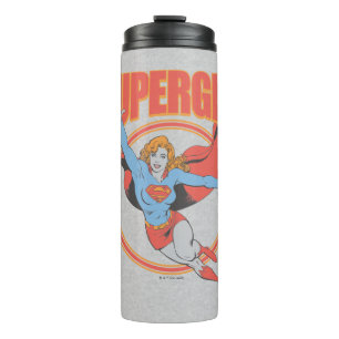 Bouteilles Isothermes Vrai Vintage Supergirl Flying Graphic