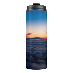 Bouteilles Isothermes Vue aérienne du coucher de soleil sur les Blue Rid