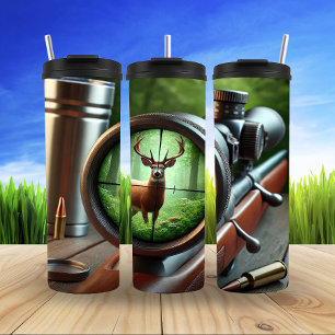 Bouteilles Isothermes Vue du chasseur dans la forêt d'automne