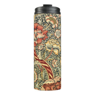 Bouteilles Isothermes Wandle par William Morris, textile ancien art raff