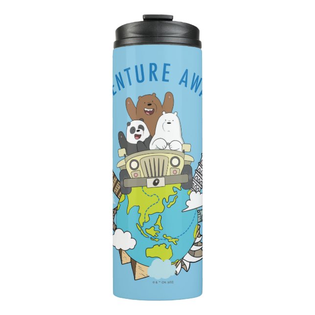 Bouteilles Isothermes We Bare Bears - Adventure Await (Devant)