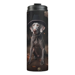 Bouteilles Isothermes Weimaraner Citrouilles Halloween effrayant