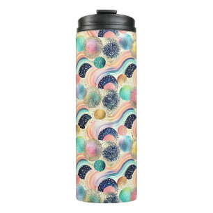 Bouteilles Isothermes Whimsical Pastel Rainbow Waves & Parties scintilla