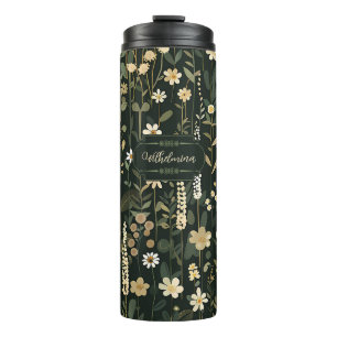 Bouteilles Isothermes Wilhelmina Dark Daisy Floral