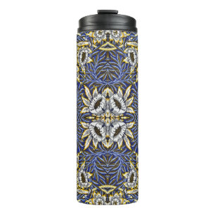 Bouteilles Isothermes William Morris Blue et Gold Tulip Willow Design