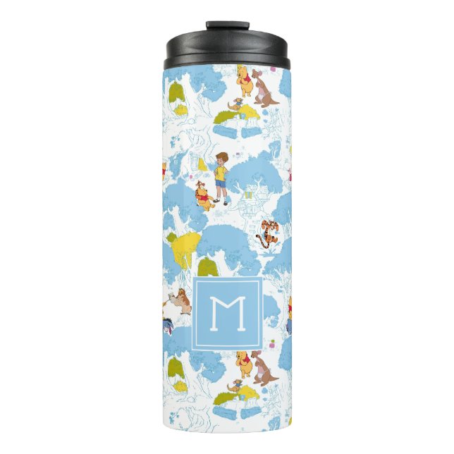 Bouteilles Isothermes Winnie l'Ourson| Au Motif Honey Tree (Devant)