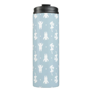 Bouteilles Isothermes Winnie l'Ourson  Motif Blue Pastel Polka Dot