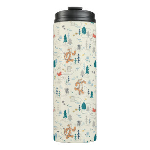 Bouteilles Isothermes Winnie l'Ourson Motif des animaux de forêt
