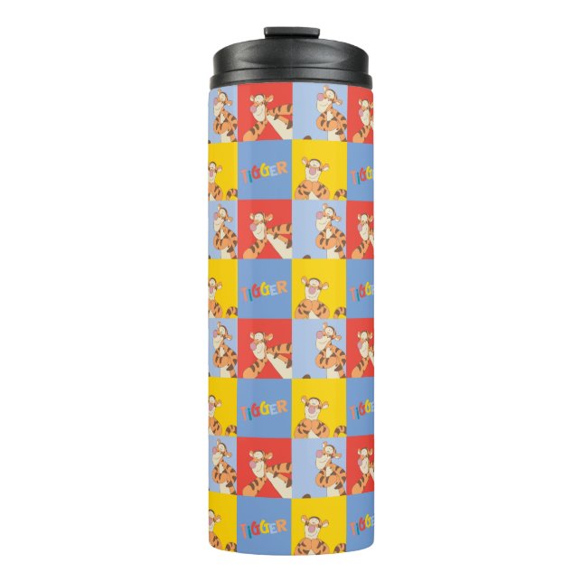 Bouteilles Isothermes Winnie l'Ourson| Motif en mosaïque brillante (Devant)