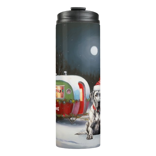 Bouteilles Isothermes Winter Great Dane Caravan Christmas Adventure (Devant)