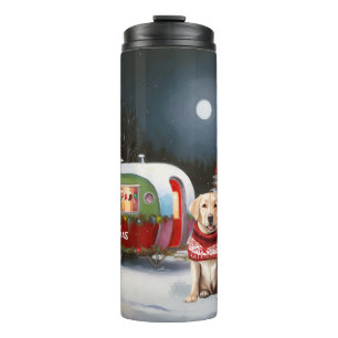 Bouteilles Isothermes Winter Labrador Caravan Christmas Adventure