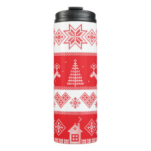 Bouteilles Isothermes Winter Wonderland : Conception Vintage et transpar