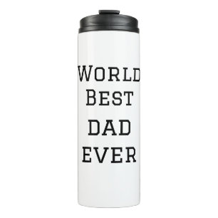 Bouteilles Isothermes World best dad ever fat ajouter nom texte sport te