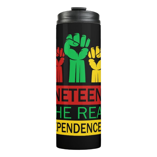 Bouteilles Isothermes Xème Monde Art Pan Afrique couleurs (Devant)