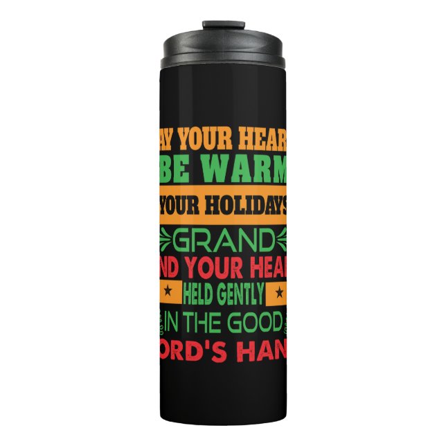 Bouteilles Isothermes Xmas Gift May Your Hearth Be Warm (Devant)