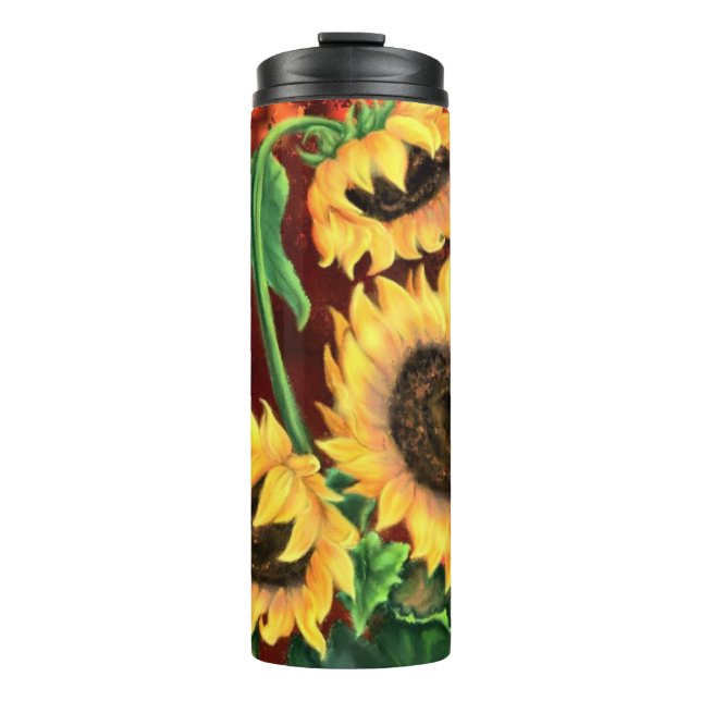 Bouteilles Isothermes Yellow Sunflowers Thermal Tumbler (Devant)