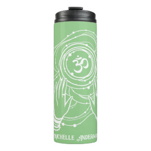 Bouteilles Isothermes Yoga Chakra Couronne Mantra Tumbler Thermique