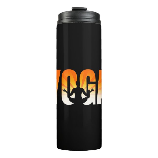 Bouteilles Isothermes Yoga Sunshine (Devant)