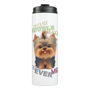 Bouteilles Isothermes Yorkshire Chien Cuttest Trouble Maker Cute Adorabl