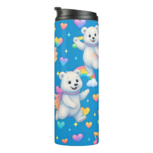 Bouteilles Isothermes Zarah l'ours polaire dansant Tumblers thermiques