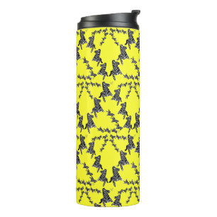 Bouteilles Isothermes Zèbre jaune sauvage moderne