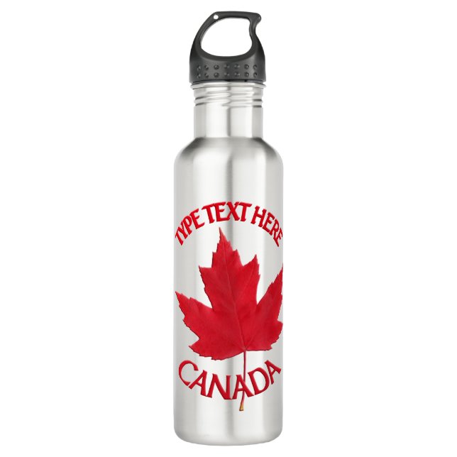 Bouteilles Souvenir du Canada Personnalisées (Devant)