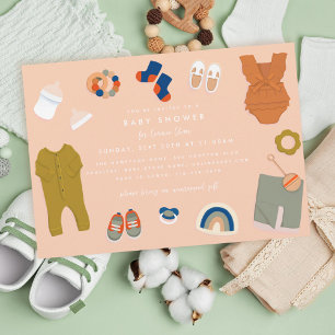 Boutique Baby Invitation