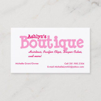 Boutique Business Card